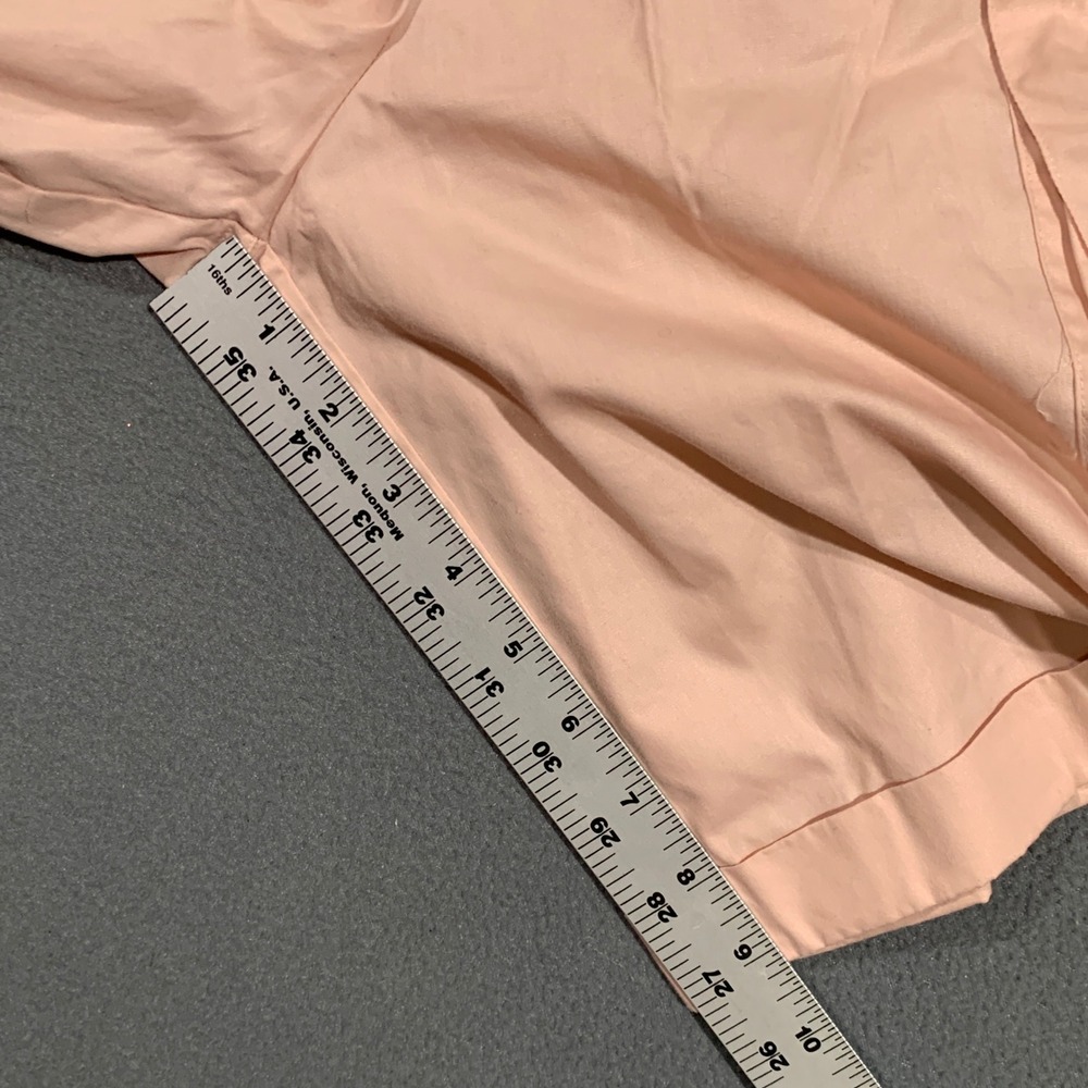 VTG Unique Chaus Pink High Waist Cargo Shorts Womens 10 Bermduda Belted 80s‎ 90s - Picture 8 of 9
